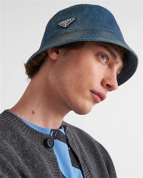 prada hat sale|Prada denim hat.